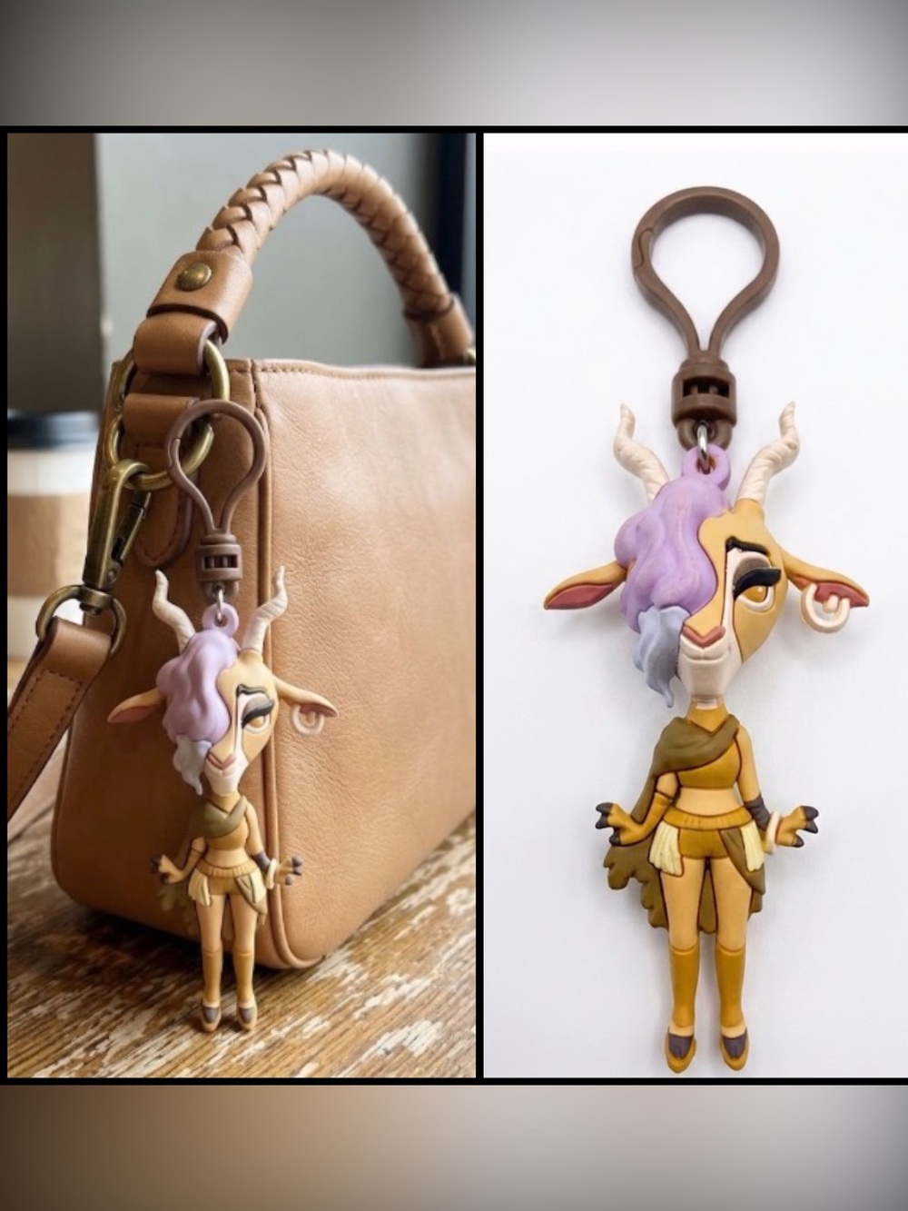 Zootopia 2 3D Mystery Disney PVC Bag Charm Clip Blind Gazelle Collectible
